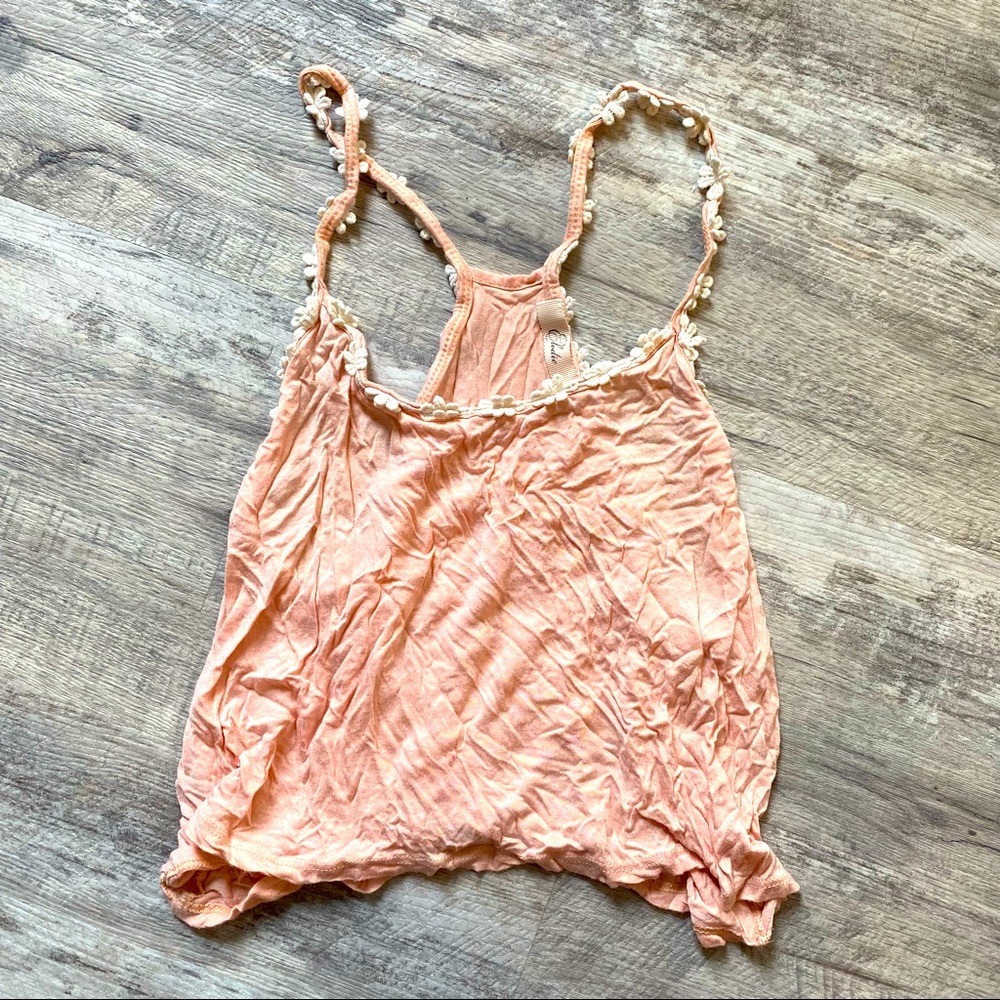 Elodie • Pink flower tank top